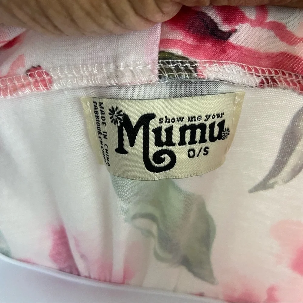 Show Me Your Mumu Brie Pink Floral Belted Robe OS Sleepwear Loungewear